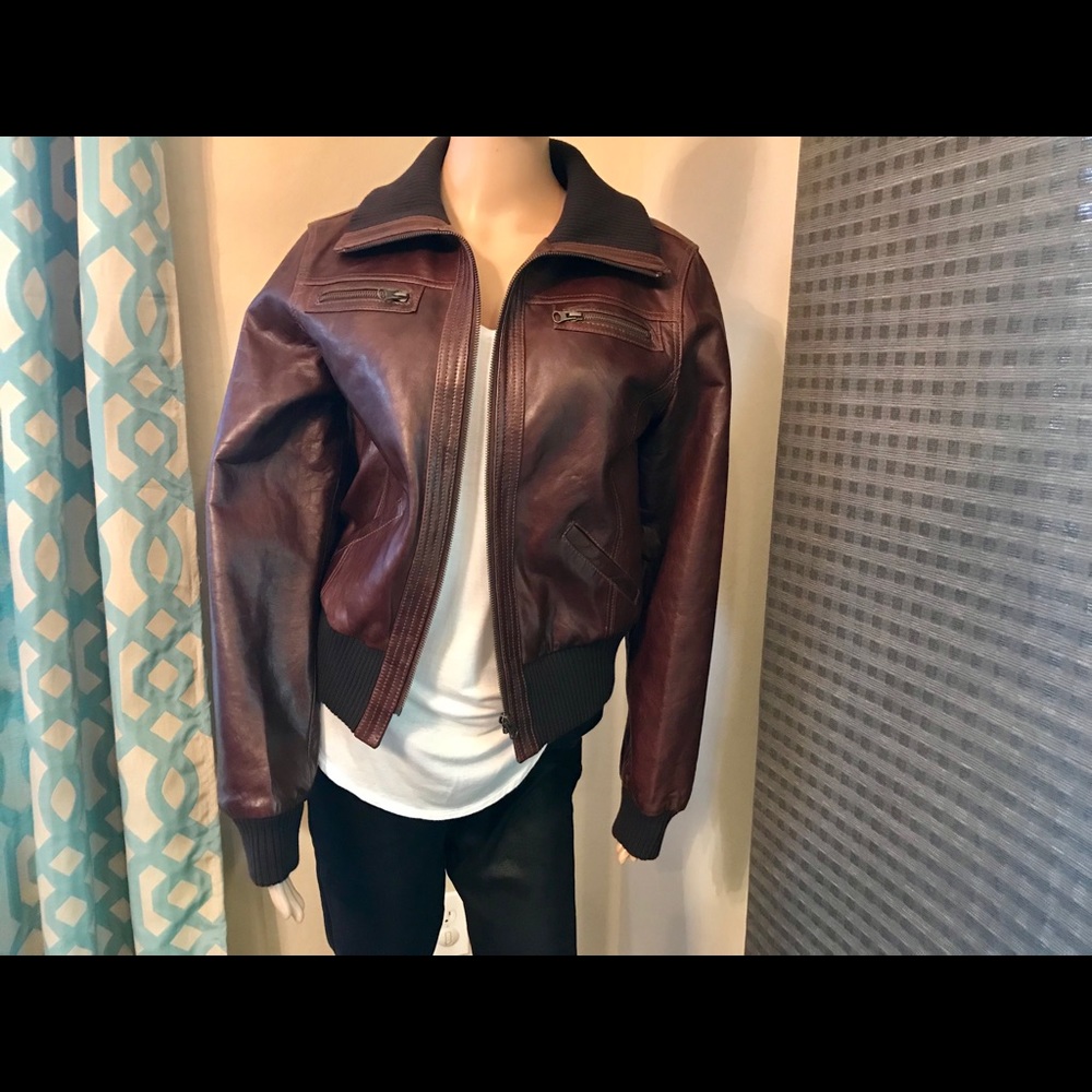 Leather jacket
